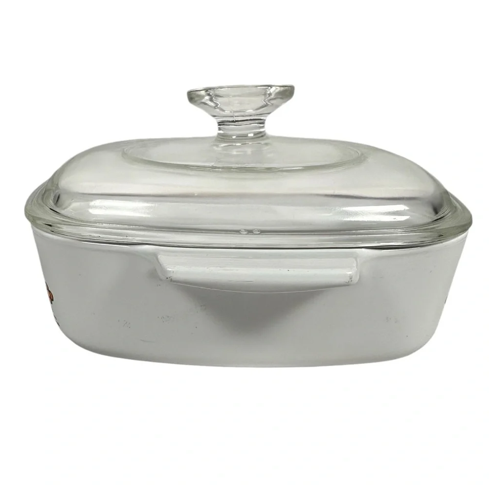 VINTAGE 1975 CORNING WARE Bluebird Of Happiness 1 Qt Casserole Dish with Lid - Picture 5 of 10
